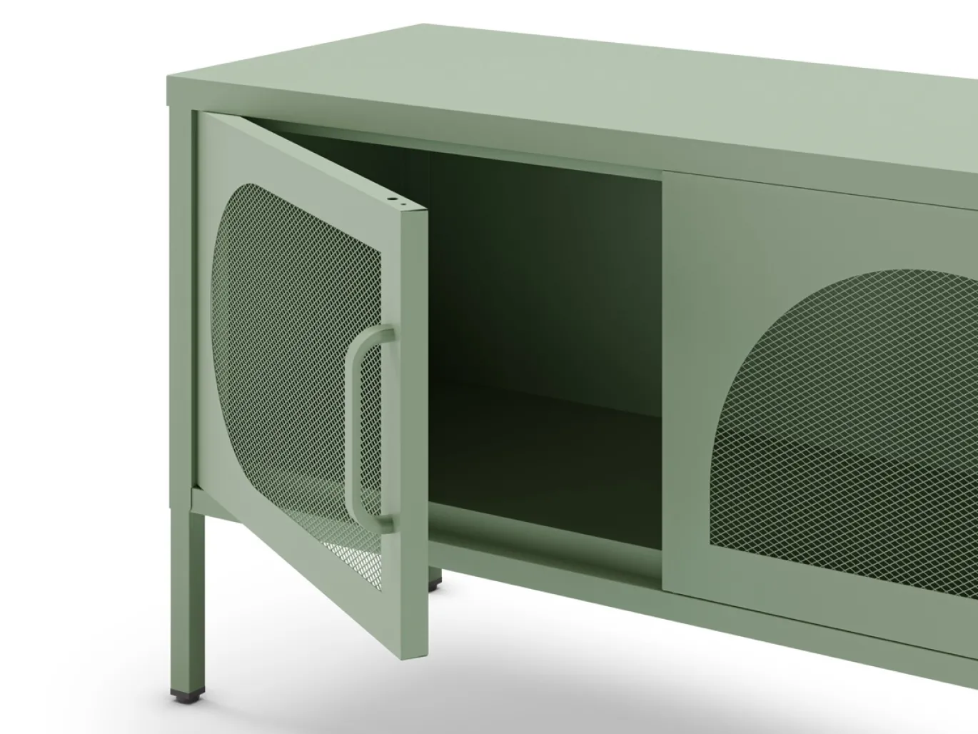 Tv-meubel Tayra 4d 180cm Mintgroen - Giga Meubel