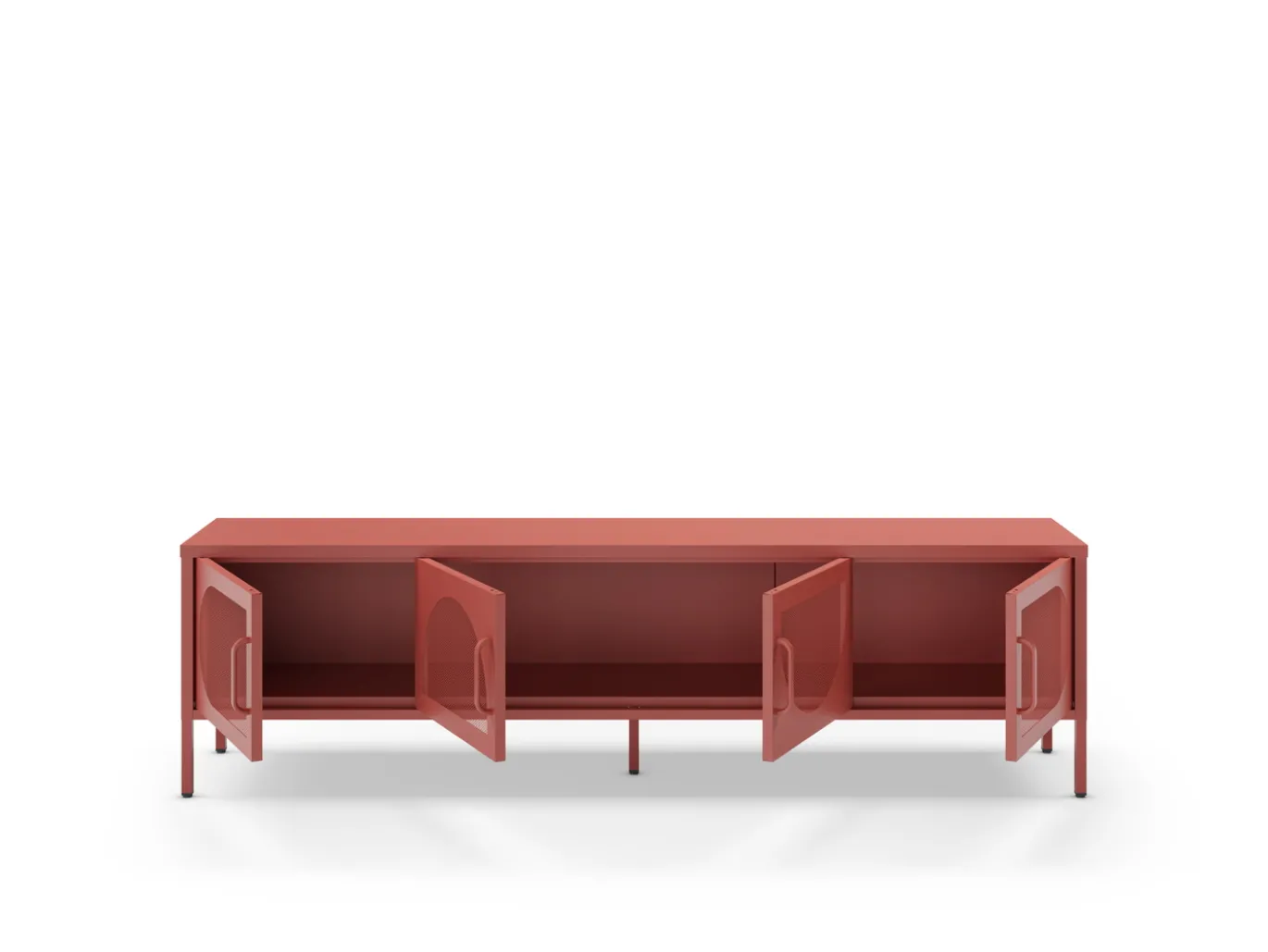 Tv-meubel Tayra 4d 180cm Terracotta - Giga Meubel