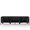Tv-meubel Tayra 4d 180cm Zwart - Giga Meubel
