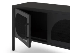 Tv-meubel Tayra 4d 180cm Zwart - Giga Meubel
