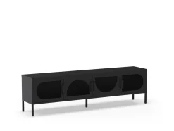 Tv-meubel Tayra 4d 180cm Zwart - Giga Meubel