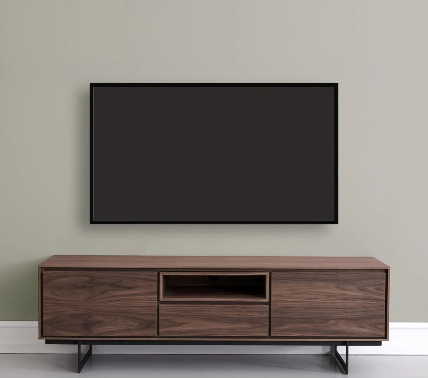 Tv-meubel Tokyo Walnoot Eiken 160cm - Giga Meubel
