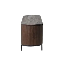 Tv-meubel Tora Walnoot 200cm Mangohout - Giga Meubel