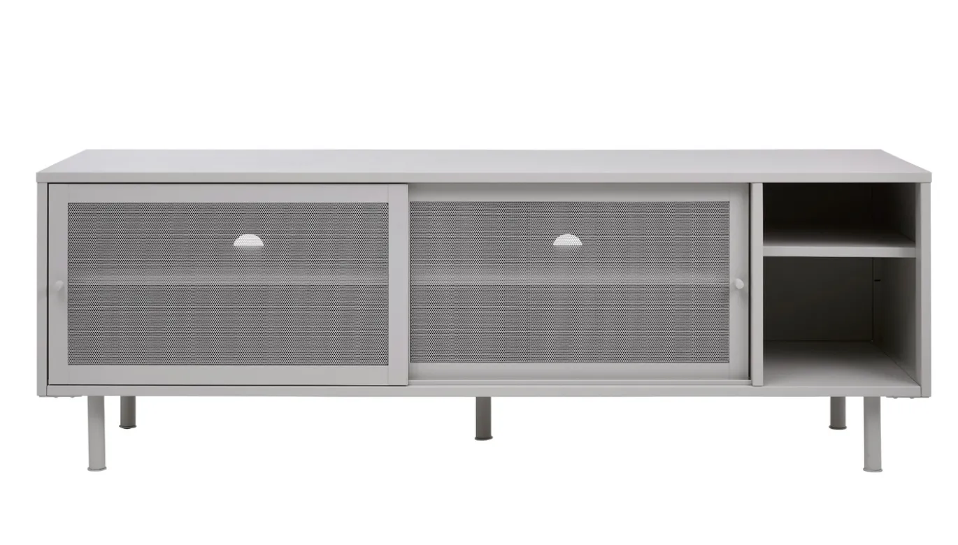 Tv-meubel Veep Greige Metaal 160cm - Giga Living