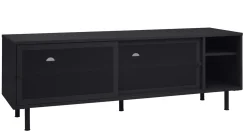 Tv-meubel Veep Zwart Metaal 160cm - Giga Living