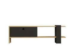 Tv-meubel Yonca Antraciet/Naturel 120cm