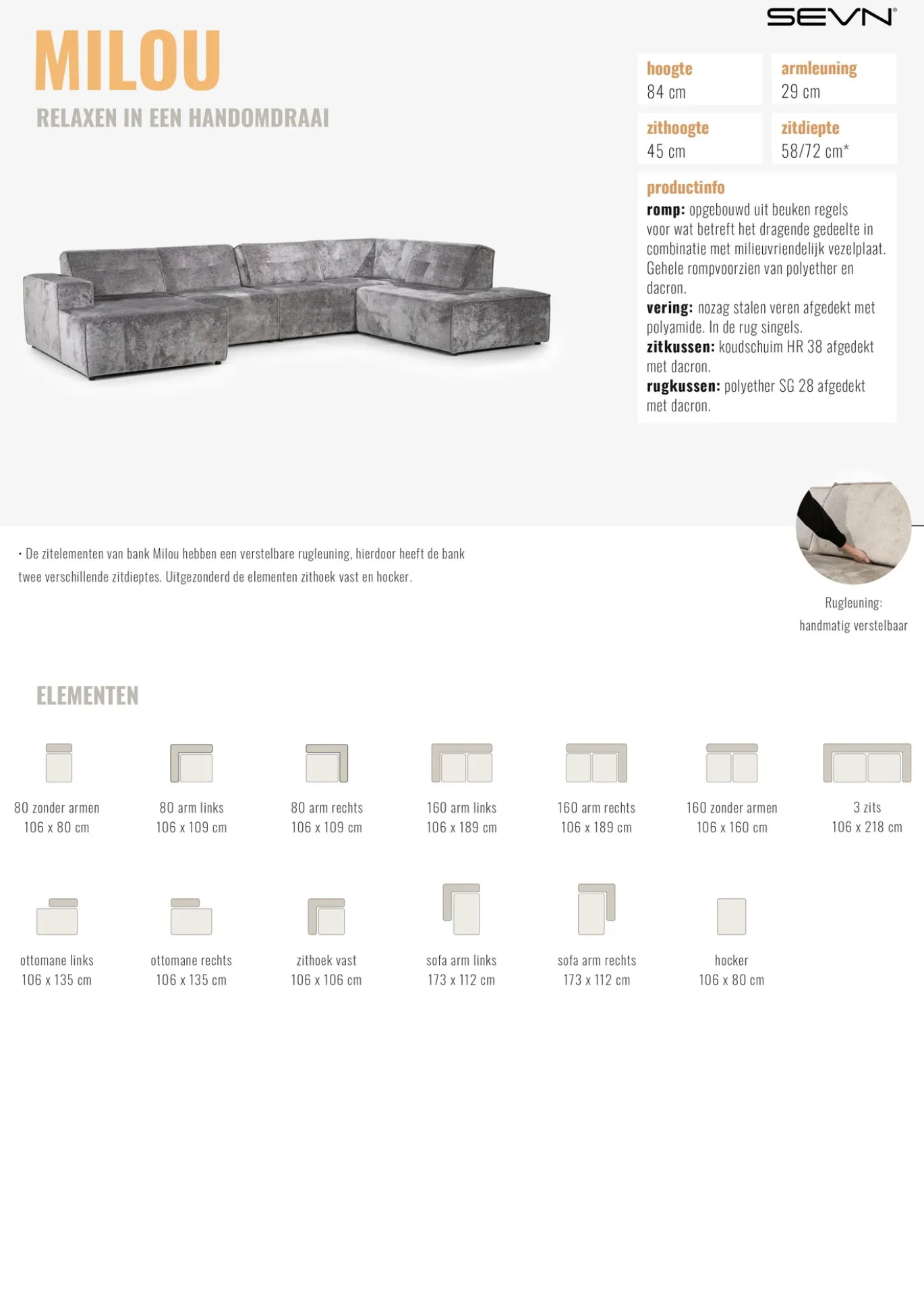U-Bank Milou Trenza Wood