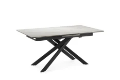 Uitschuifbare Eettafel Belma 160/200 Wit Matt Keramiek - Giga Meubel