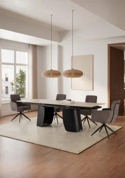 Uitschuifbare Eettafel Crisia 180/260cm Travertine - Giga Meubel