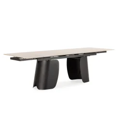 Uitschuifbare Eettafel Crisia 180/260cm Travertine - Giga Meubel