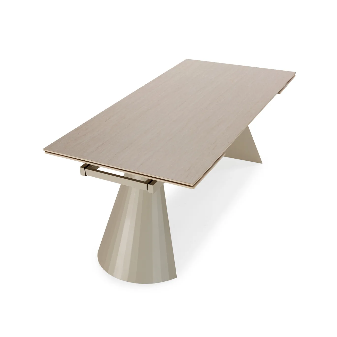Uitschuifbare Eettafel Prisca 180/260cm Travertine - Giga Meubel