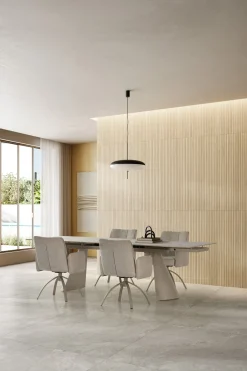 Uitschuifbare Eettafel Prisca 180/260cm Travertine - Giga Meubel