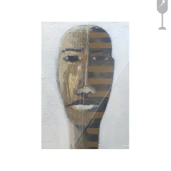 Urban Cotton Glasschilderij Head 1 40x60cm