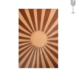 Urban Cotton Glasschilderij Sunny Side 40x60cm