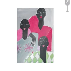 Urban Cotton Glasschilderij We Are Family 40x60cm