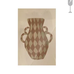 Urban Cotton Glasschilderij Vivid Vase 08 40x60cm