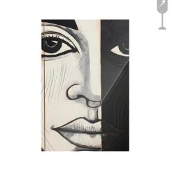 Urban Cotton Glasschilderij Wave 40x60cm