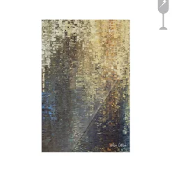 Urban Cotton Glasschilderij Vogel 40x60cm