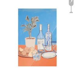 Urban Cotton Glasschilderij Vivid Vase 05 40x60cm