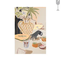 Urban Cotton Glasschilderij Fruitful Spread 40x60cm