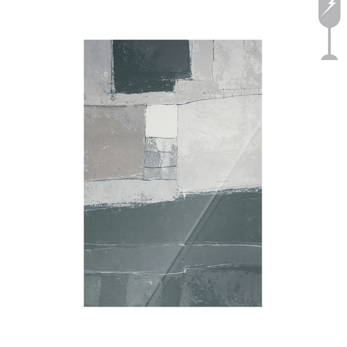 Urban Cotton Glasschilderij Aphrodite 40x60cm