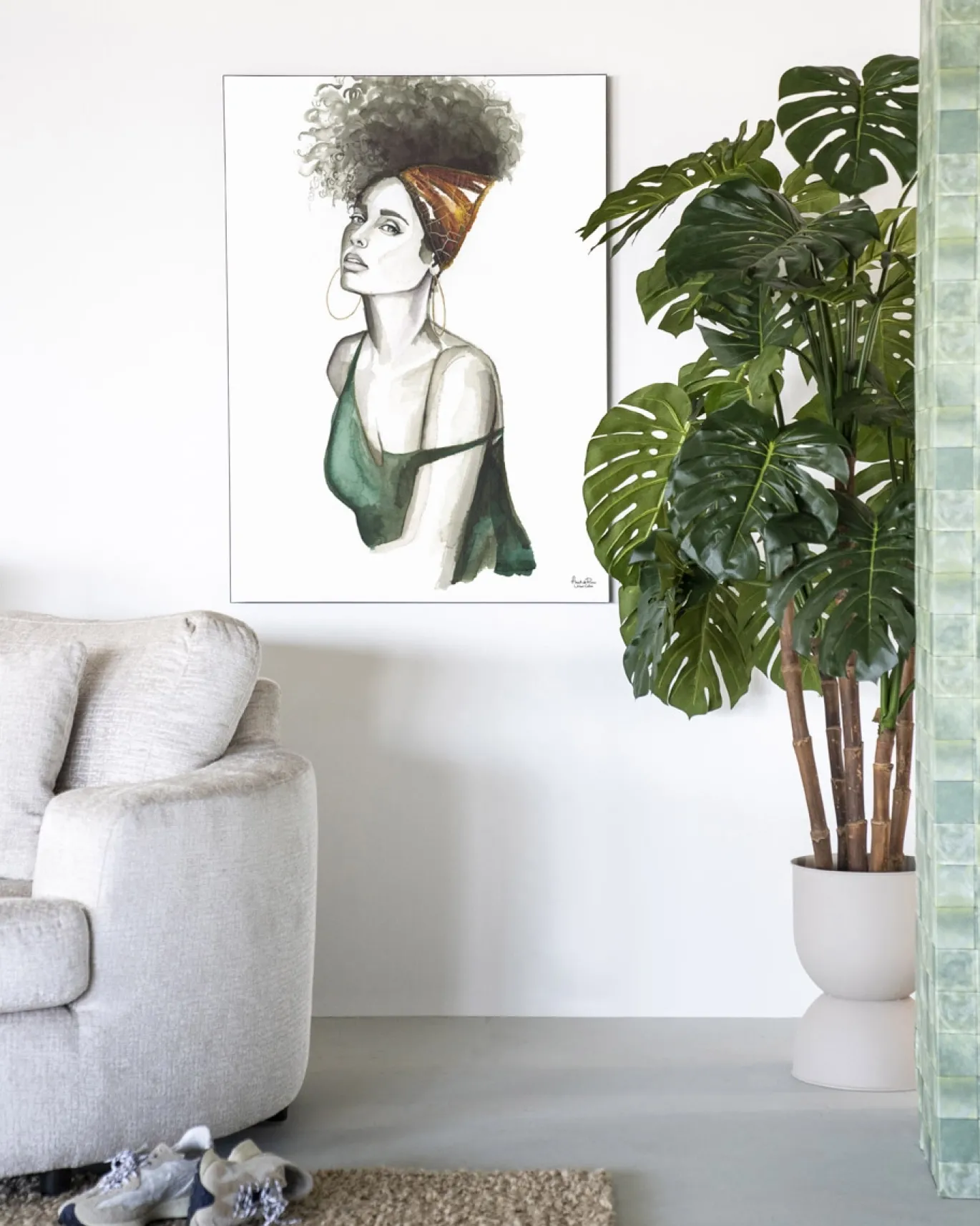 Urban Cotton Wandkleed Alicia Large 145x190cm