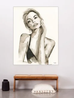 Urban Cotton Wandkleed A woman's Face Small 80x110cm