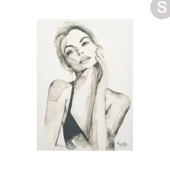 Urban Cotton Wandkleed A woman's Face Small 80x110cm