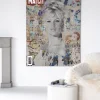 Urban Cotton Wandkleed Brigitte Small 80x110cm