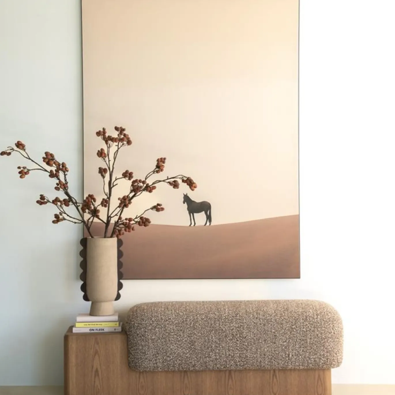 Urban Cotton Wandkleed Desert Horse 145x190cm