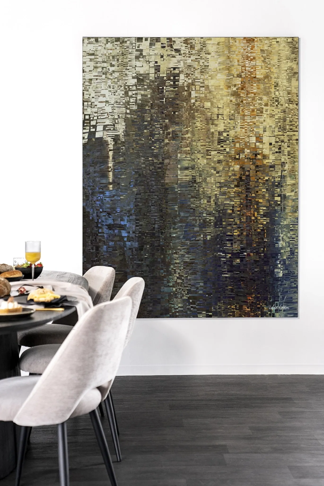 Urban Cotton Wandkleed Drops Large 145x190cm