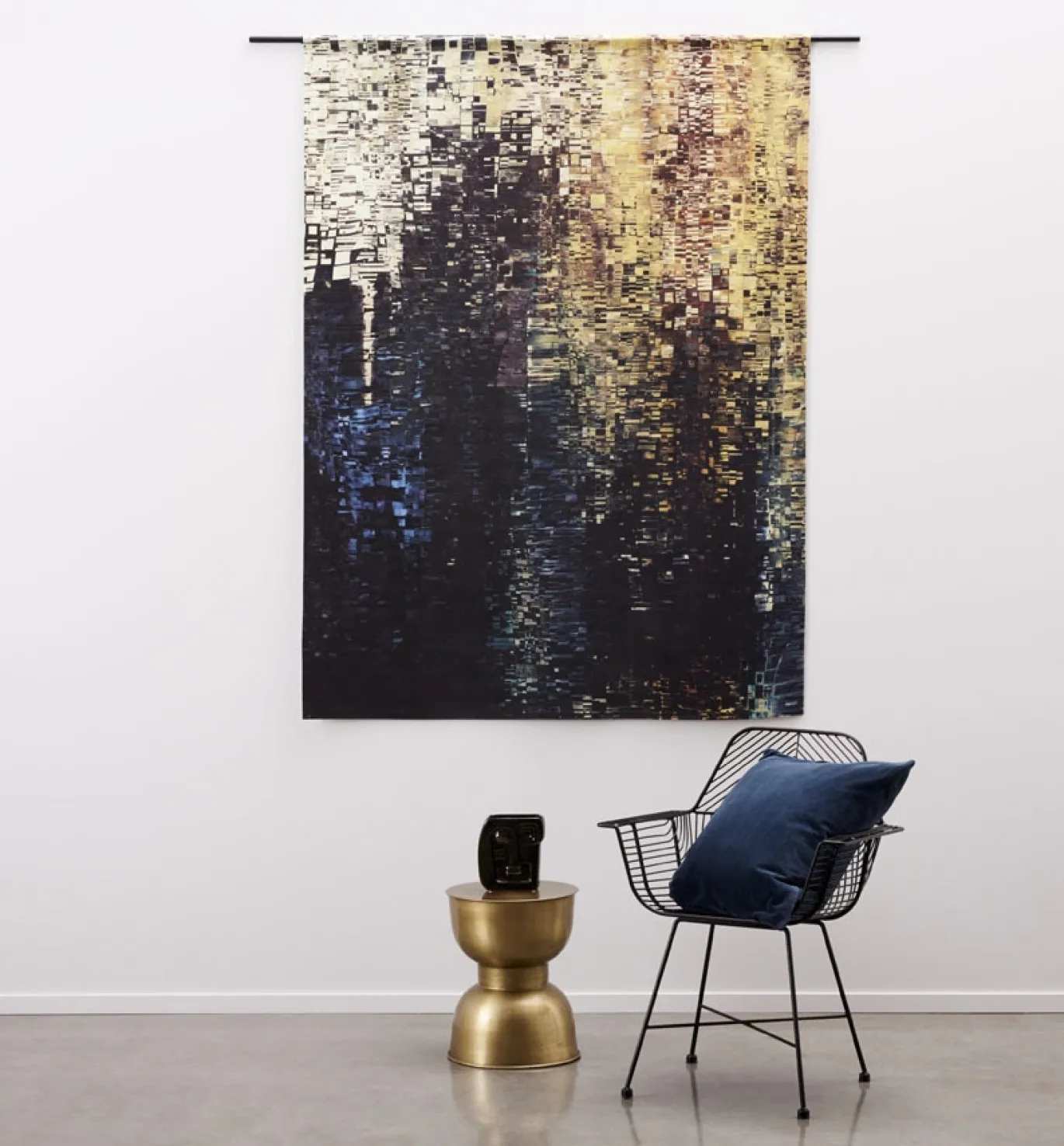 Urban Cotton Wandkleed Drops Large 145x190cm