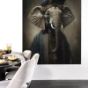 Urban Cotton Wandkleed Elephant Large 145x190cm