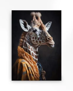 Urban Cotton Wandkleed Giraffe Large 145x190cm