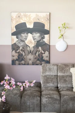 Urban Cotton Wandkleed Lady Garden Medium 110x145cm