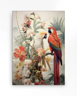 Urban Cotton Wandkleed Lovebirds Large 145x190cm