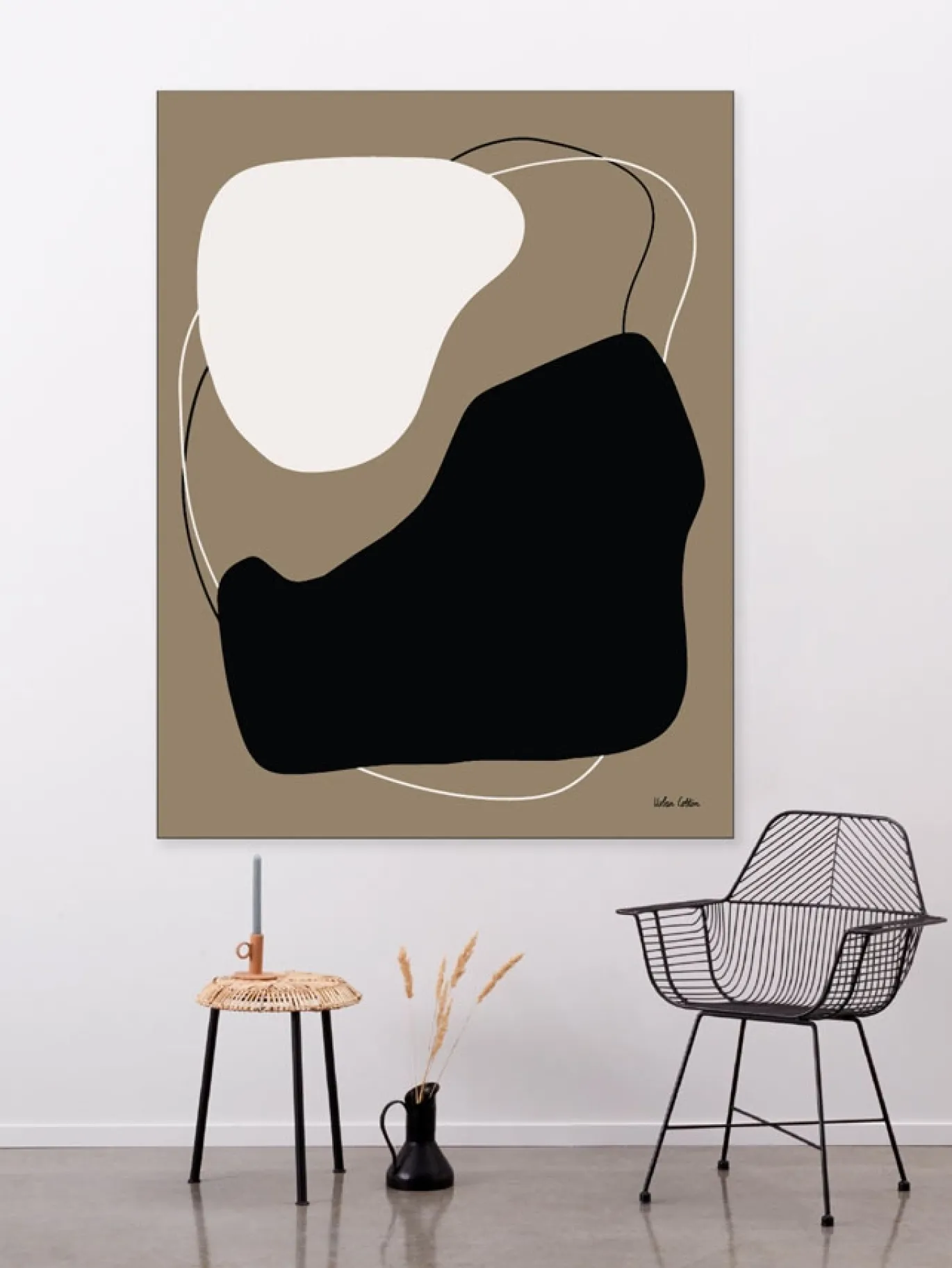 Urban Cotton Wandkleed Minimalist Large 145x190cm