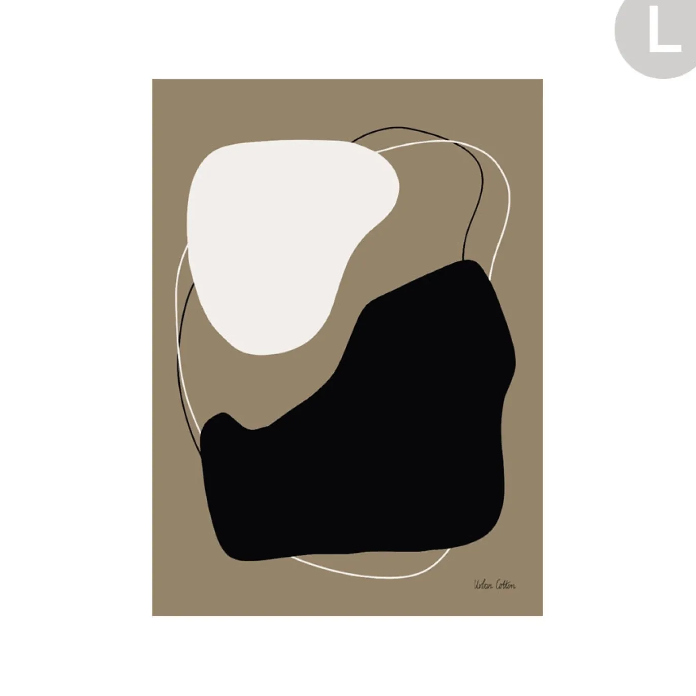 Urban Cotton Wandkleed Minimalist Large 145x190cm