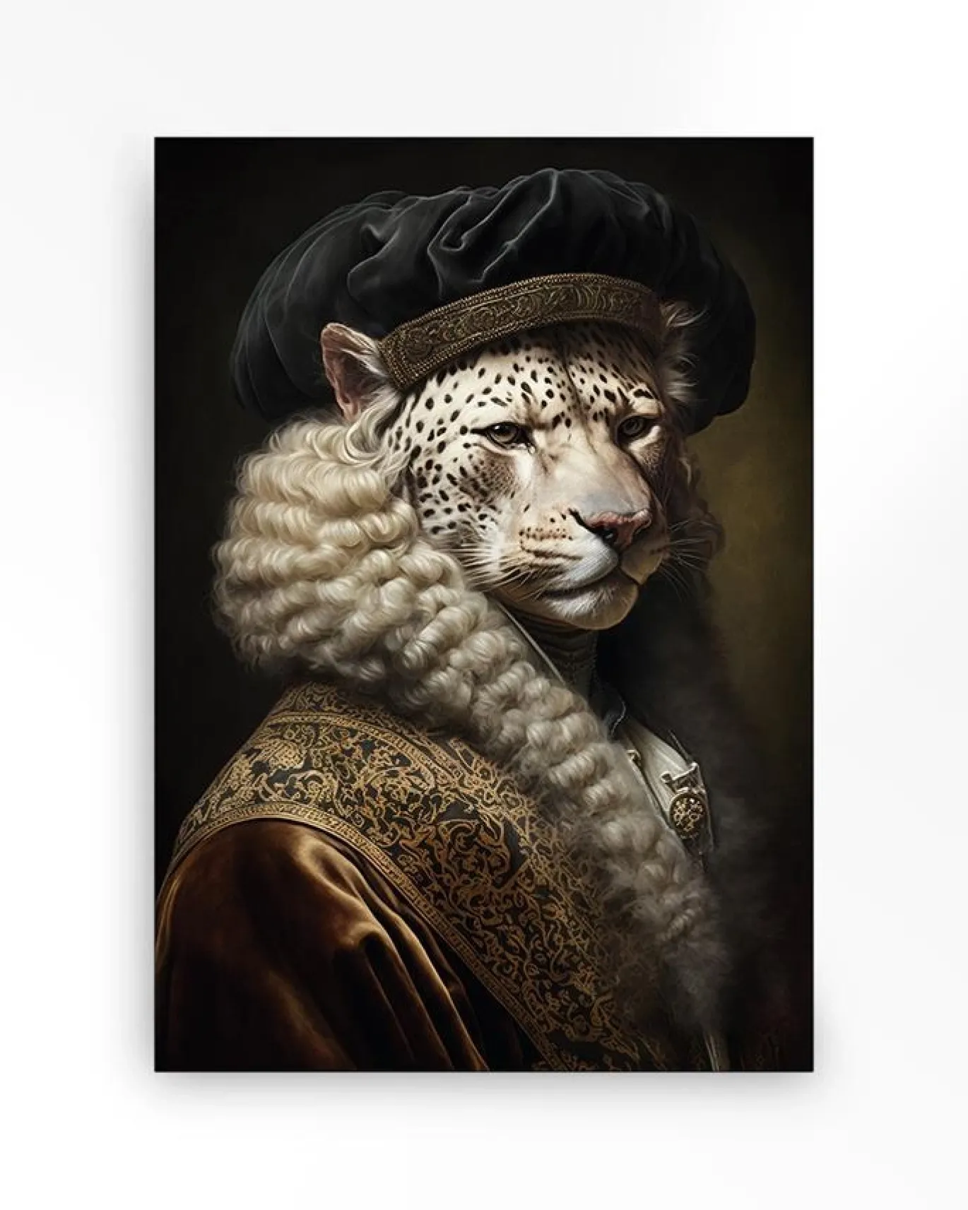 Urban Cotton Wandkleed Snow Leopard Large 145x190cm