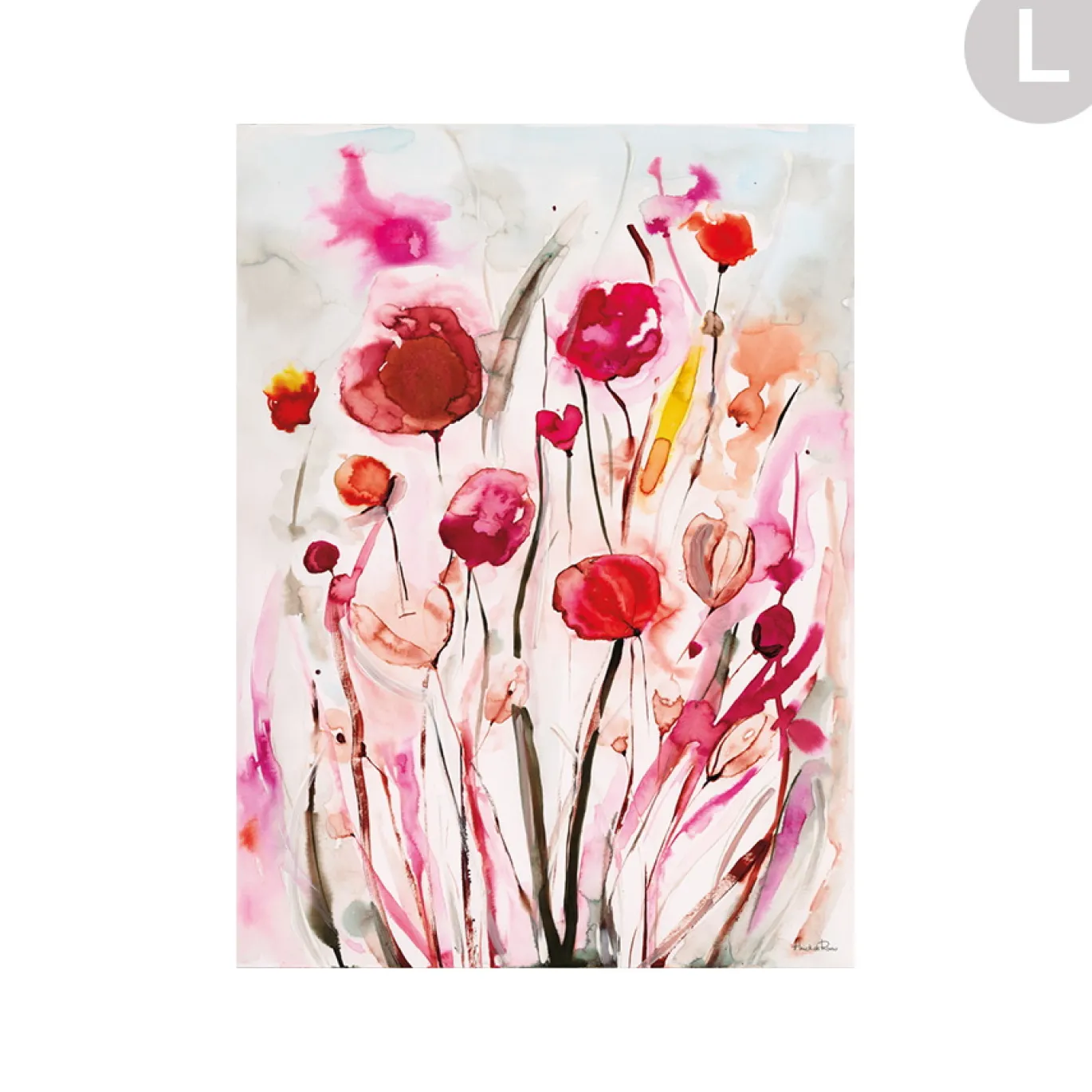 Urban Cotton Wandkleed Spring Flowers Large