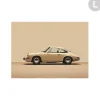 Urban Cotton Wandkleed Vintage Porsche Beige Large