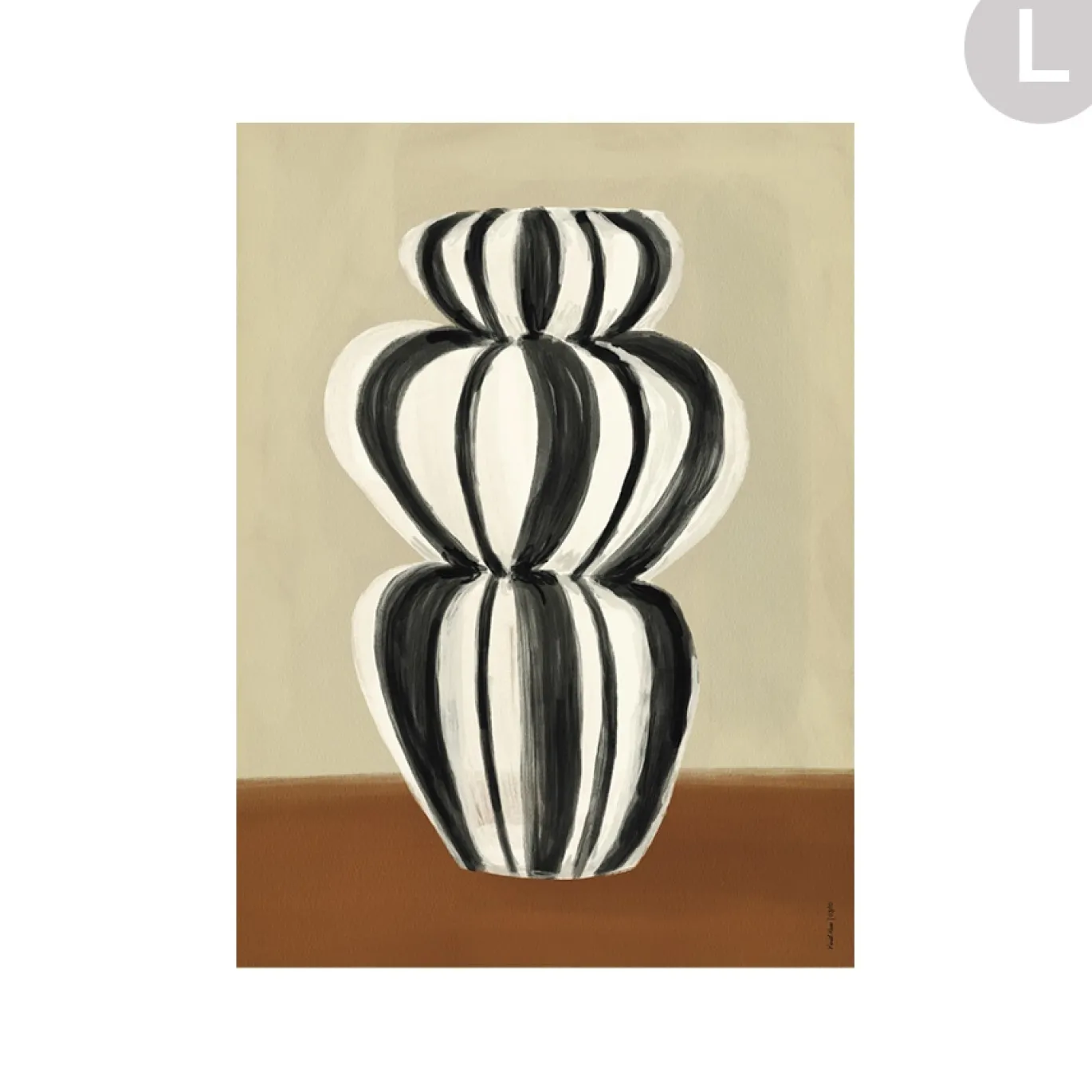 Urban Cotton Wandkleed Vivid Vase 03 Large