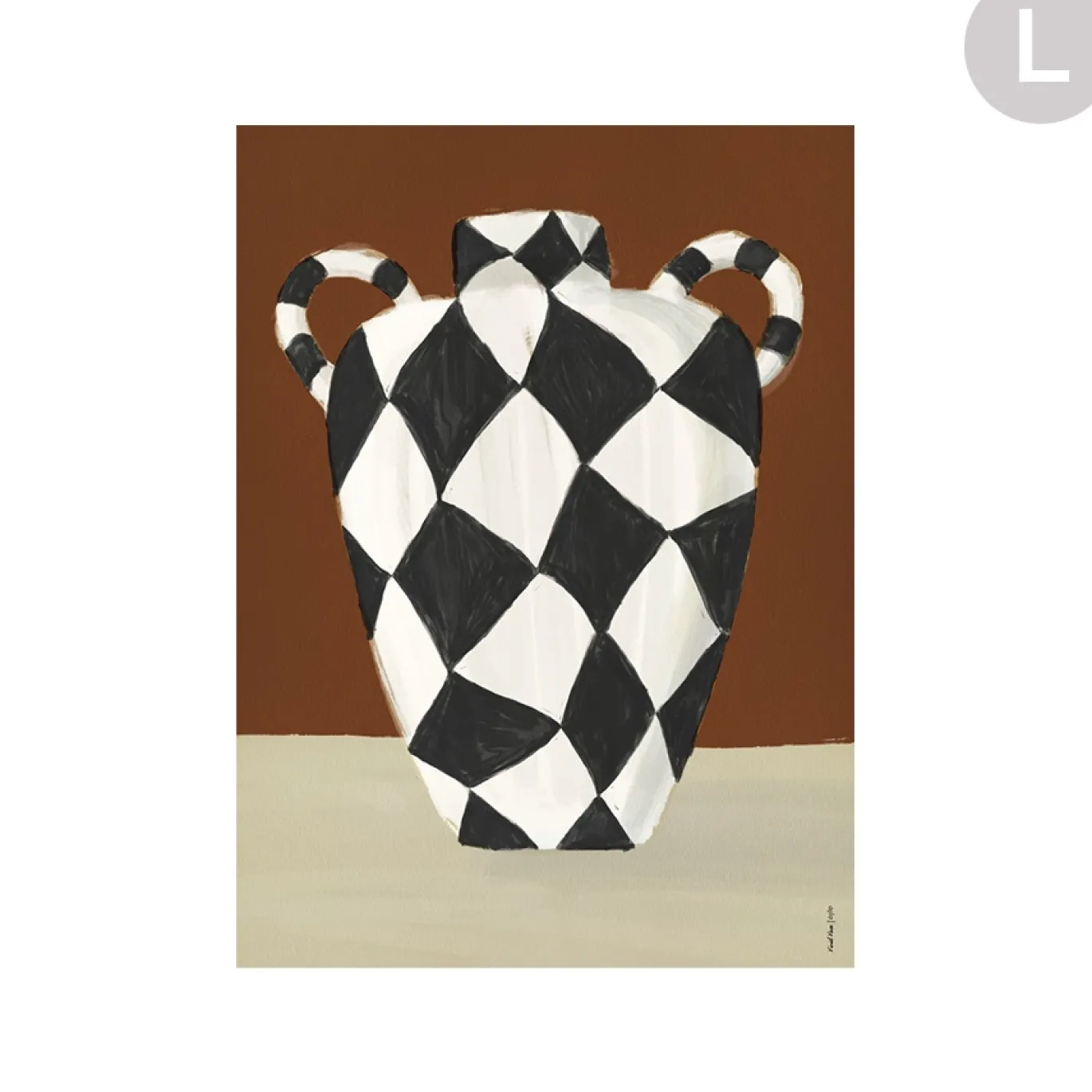 Urban Cotton Wandkleed Vivid Vase 01 Large