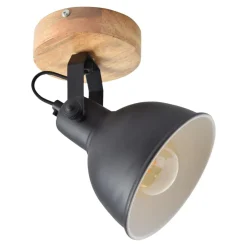 Urban Interiors Plafondspot Woody Ø16 single vintage black