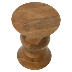 Urban Nature Culture Bijzettafel Lustro Goud Eiken
