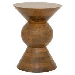 Urban Nature Culture Bijzettafel Lustro Goud Eiken