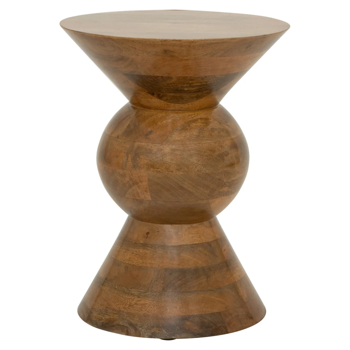Urban Nature Culture Bijzettafel Lustro Goud Eiken