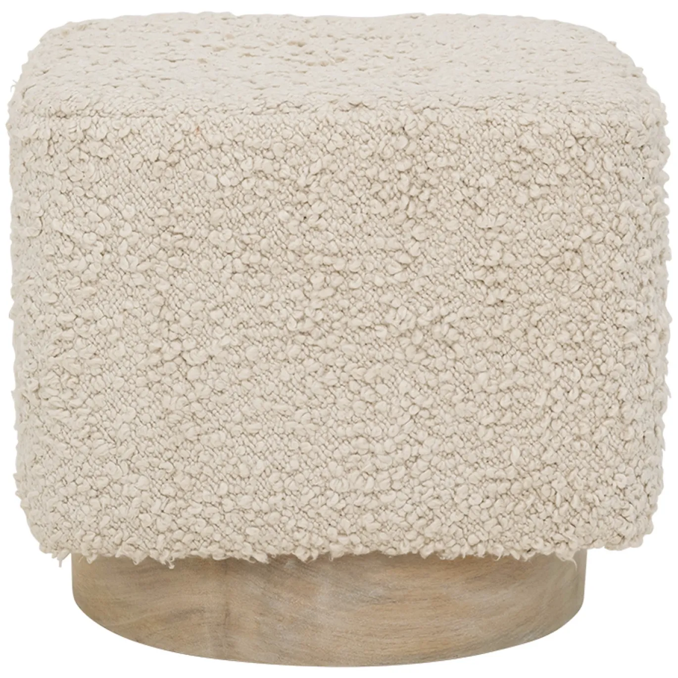 Urban Nature Culture Poef Kaura Off White