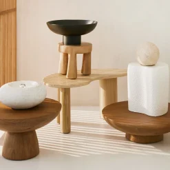 Urban Nature Culture Salontafel Rotondo M Bruin Eiken