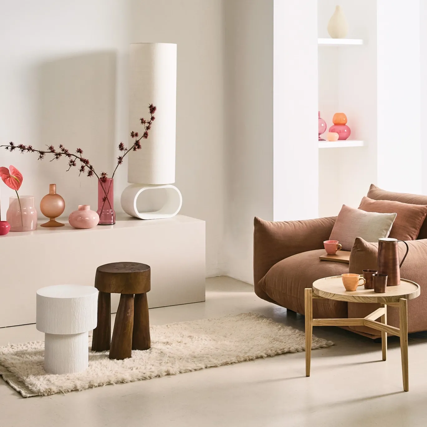 Urban Nature Culture Vloerlamp Barletta Wit